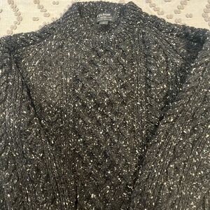 Filson Wool Black Fisherman’s Sweater in Size XL